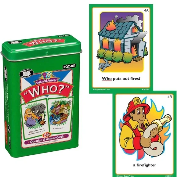 NIB Super Duper Publications "WH" Question Collection 5 Sets of Cards,Ed Resorce - Picture 2 of 12
